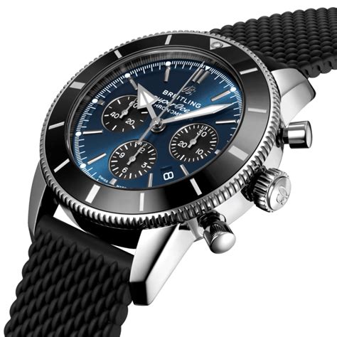 breitling superocean heritage chronograph 44 blue|breitling superocean heritage reviews.